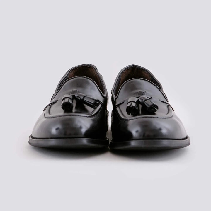 MOCASSINO IN PELLE CON NAPPINE