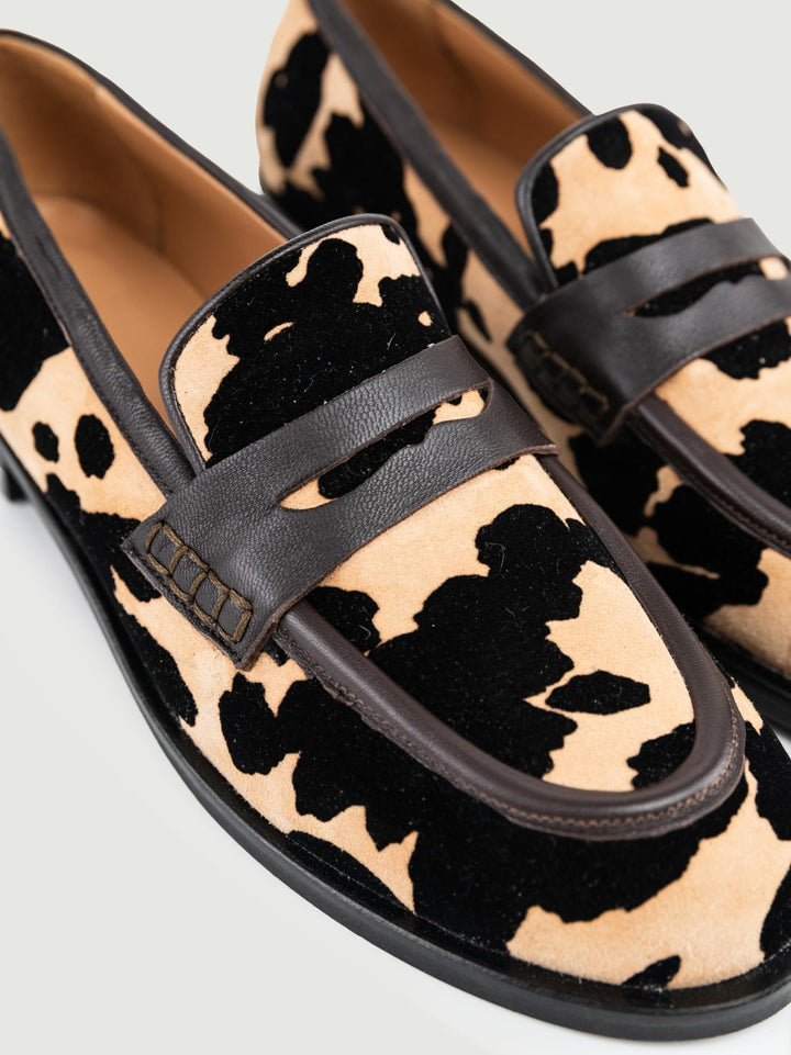 MOCASSINO PENNY COW PRINT