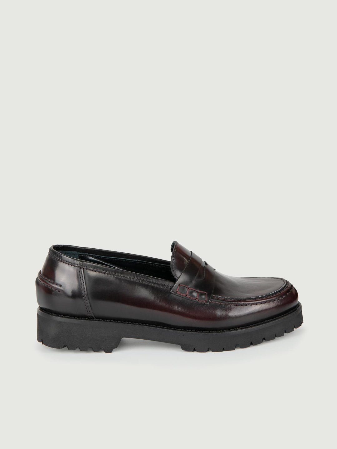 MOCASSINO PENNY IN PELLE BORDEAUX
