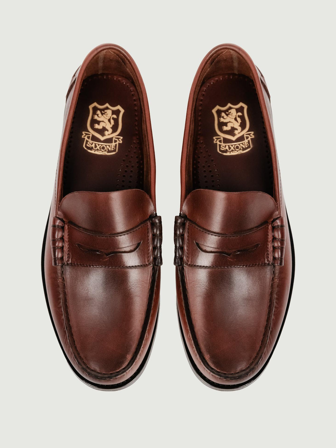 MOCASSINO PENNY IN PELLE MARRONE