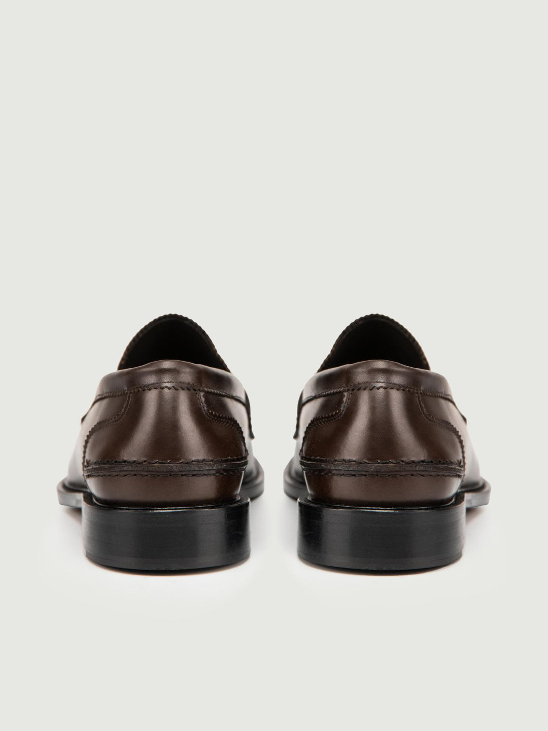 MOCASSINO PENNY IN PELLE TESTA MORO