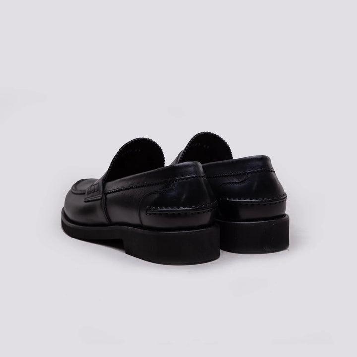 MOCASSINO PENNY LOAFER IN PELLE SPAZZOLATA