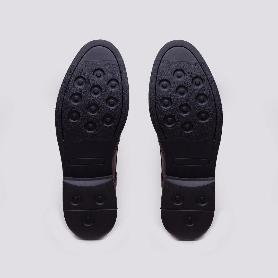 MOCASSINO PENNY LOAFER IN PELLE SPAZZOLATA