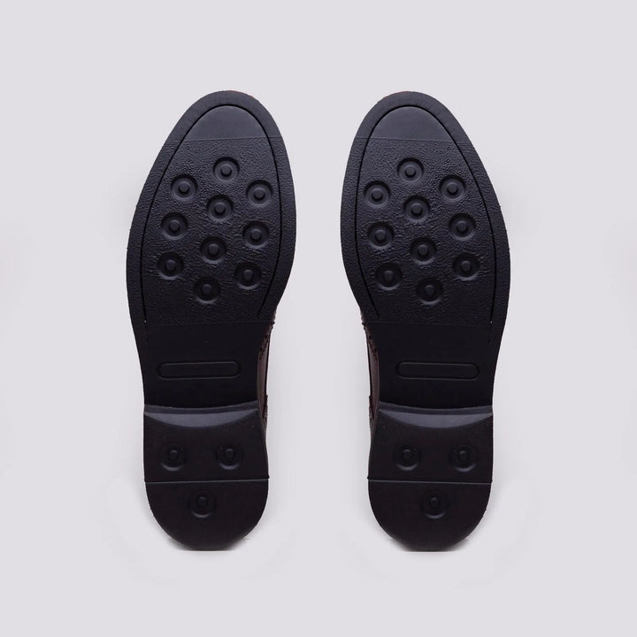 MOCASSINO PENNY LOAFER IN PELLE SPAZZOLATA