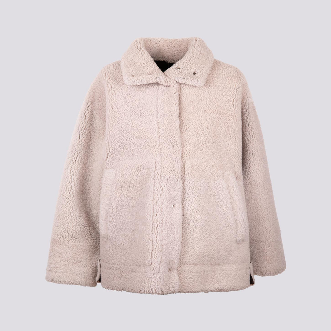 MONTONE  IN PELLE REVERSIBILE MARRONE