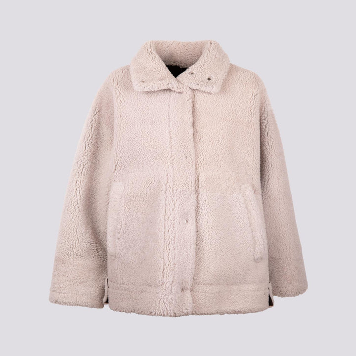MONTONE  IN PELLE REVERSIBILE MARRONE