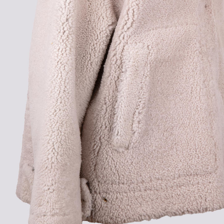 MONTONE  IN PELLE REVERSIBILE MARRONE