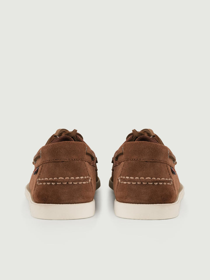 Mocassino da barca Portland Scamosciato marrone