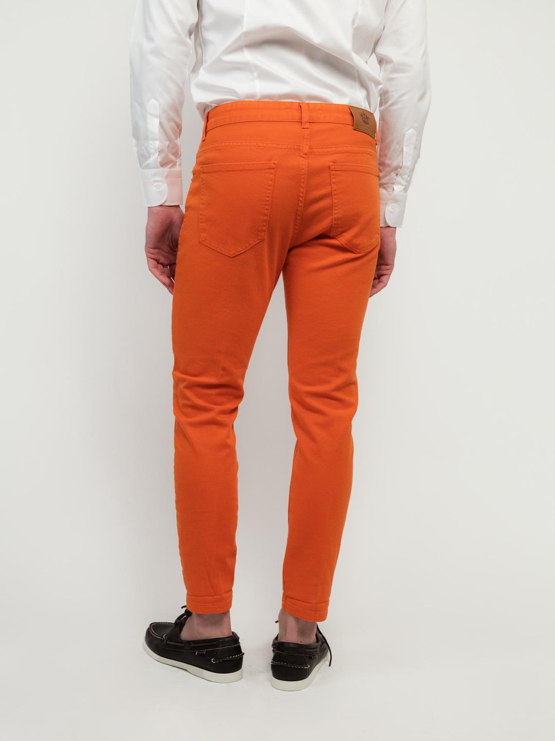 PANTALONE 5 TASCHE ARANCIONE