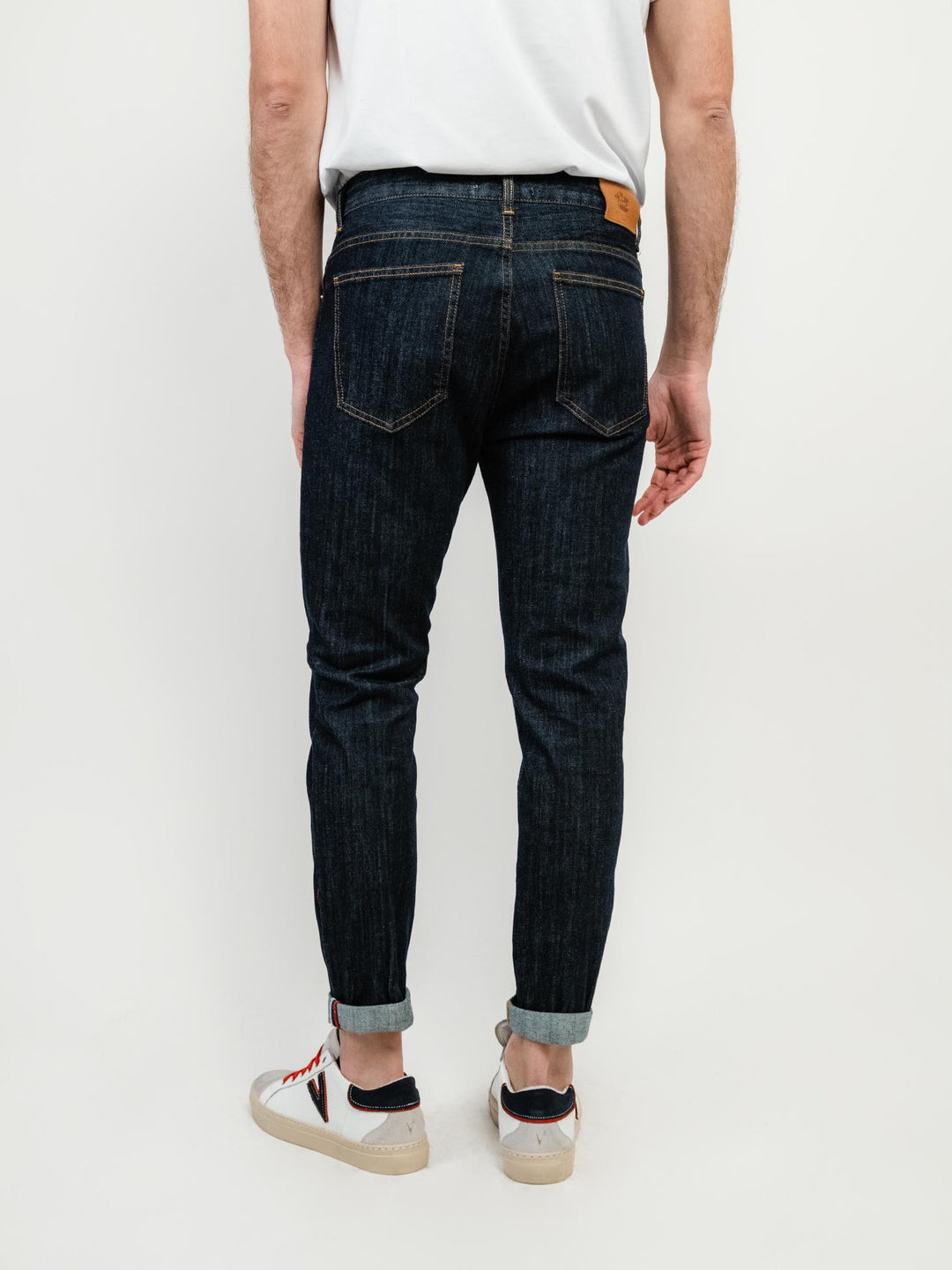 PANTALONE 5 TASCHE DENIM LAVAGGIO SCURO
