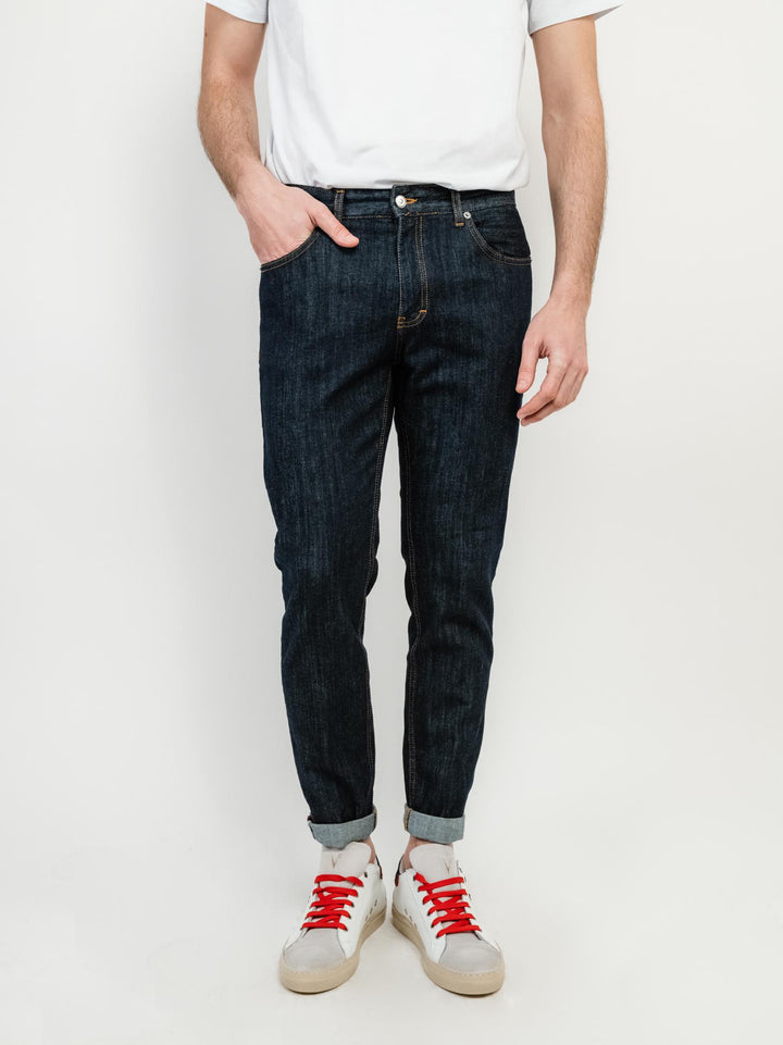 PANTALONE 5 TASCHE DENIM LAVAGGIO SCURO