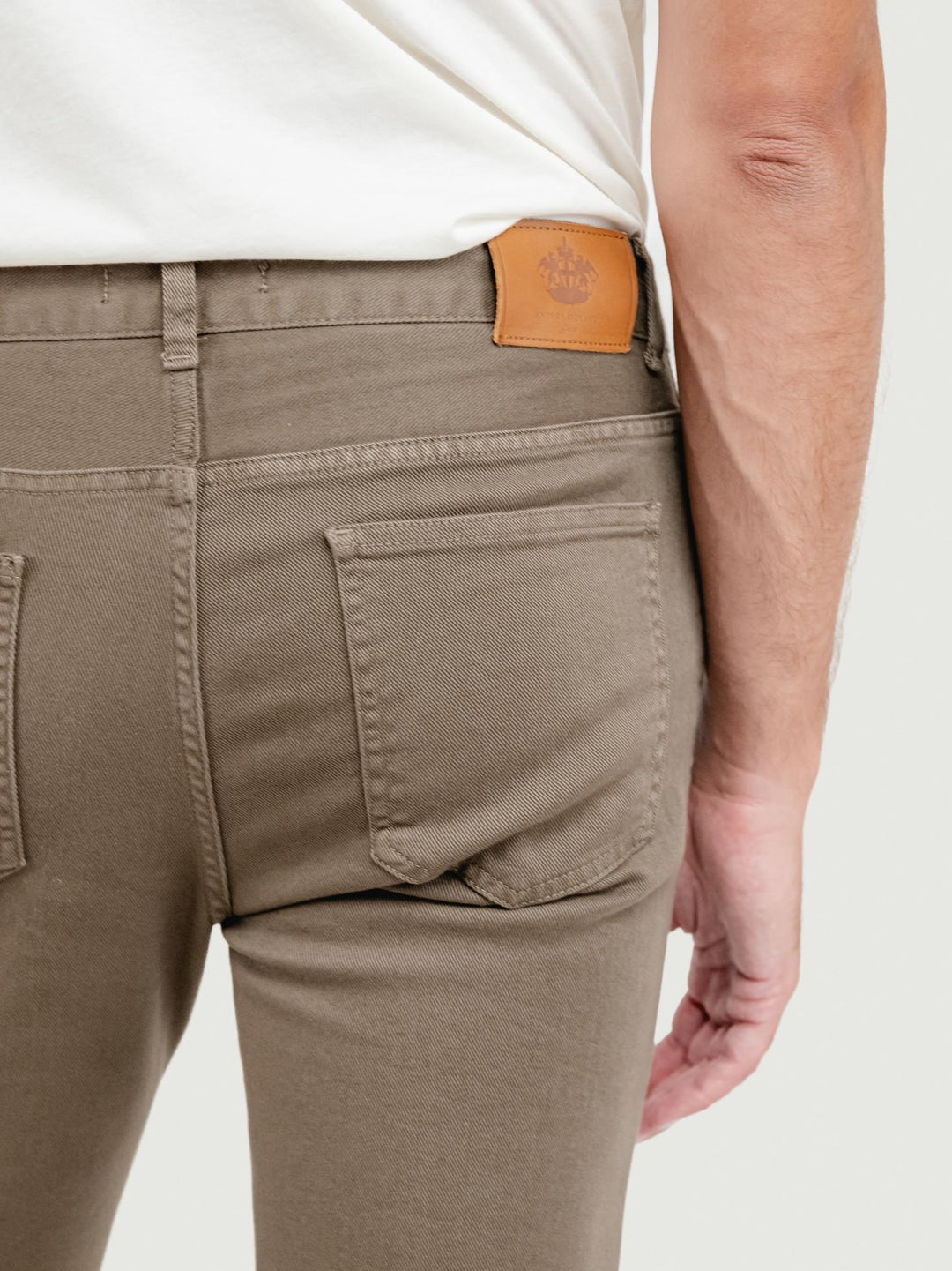 PANTALONE 5 TASCHE TORTORA