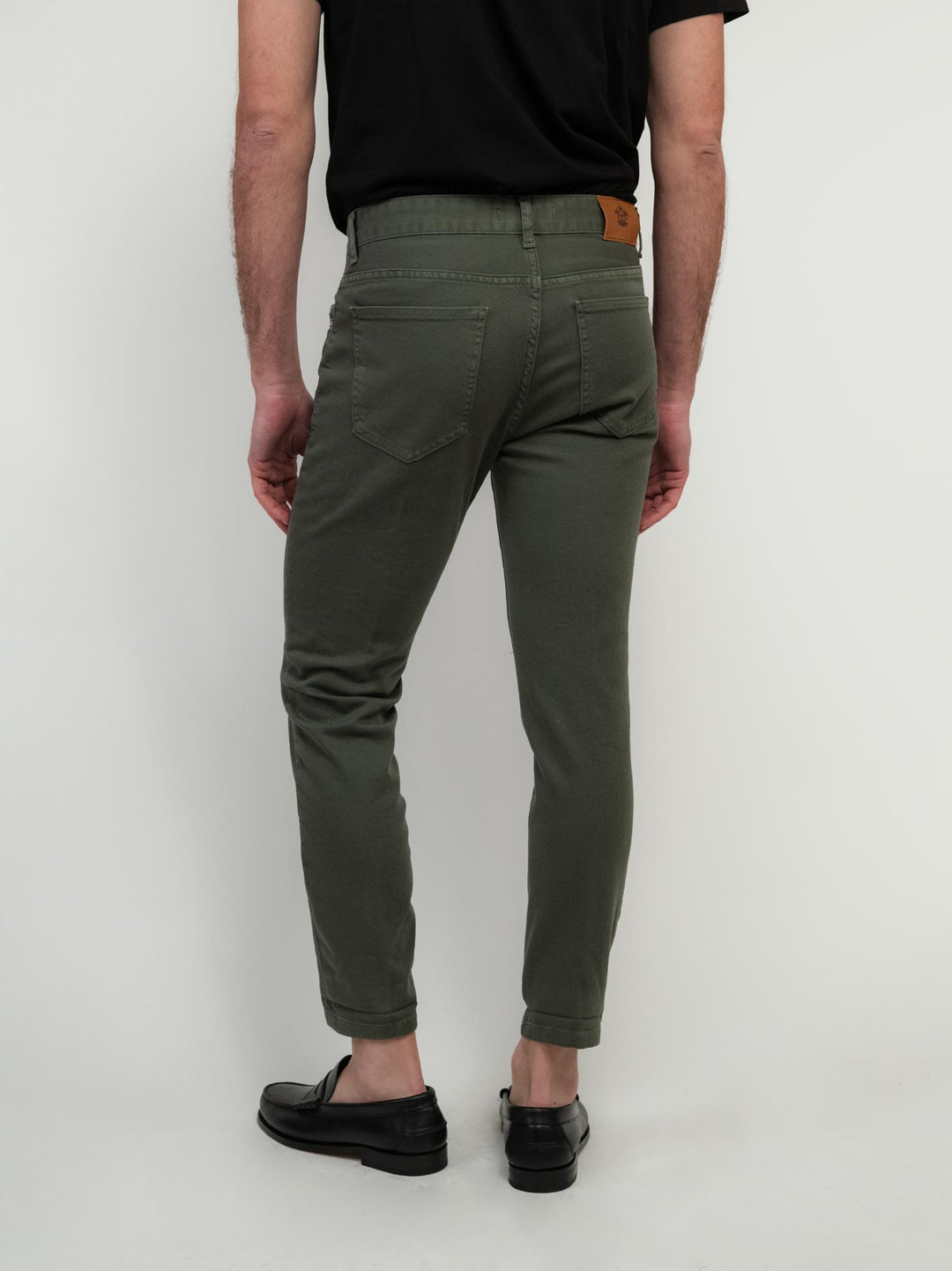 PANTALONE 5 TASCHE VERDE MILITARE