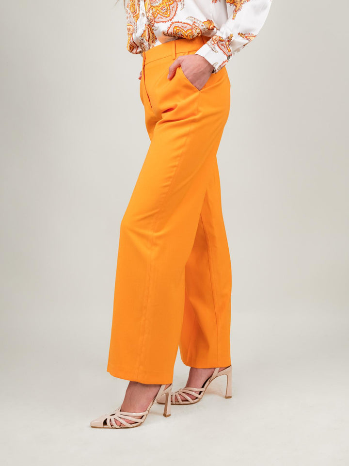 PANTALONE A PALAZZO ARANCIO