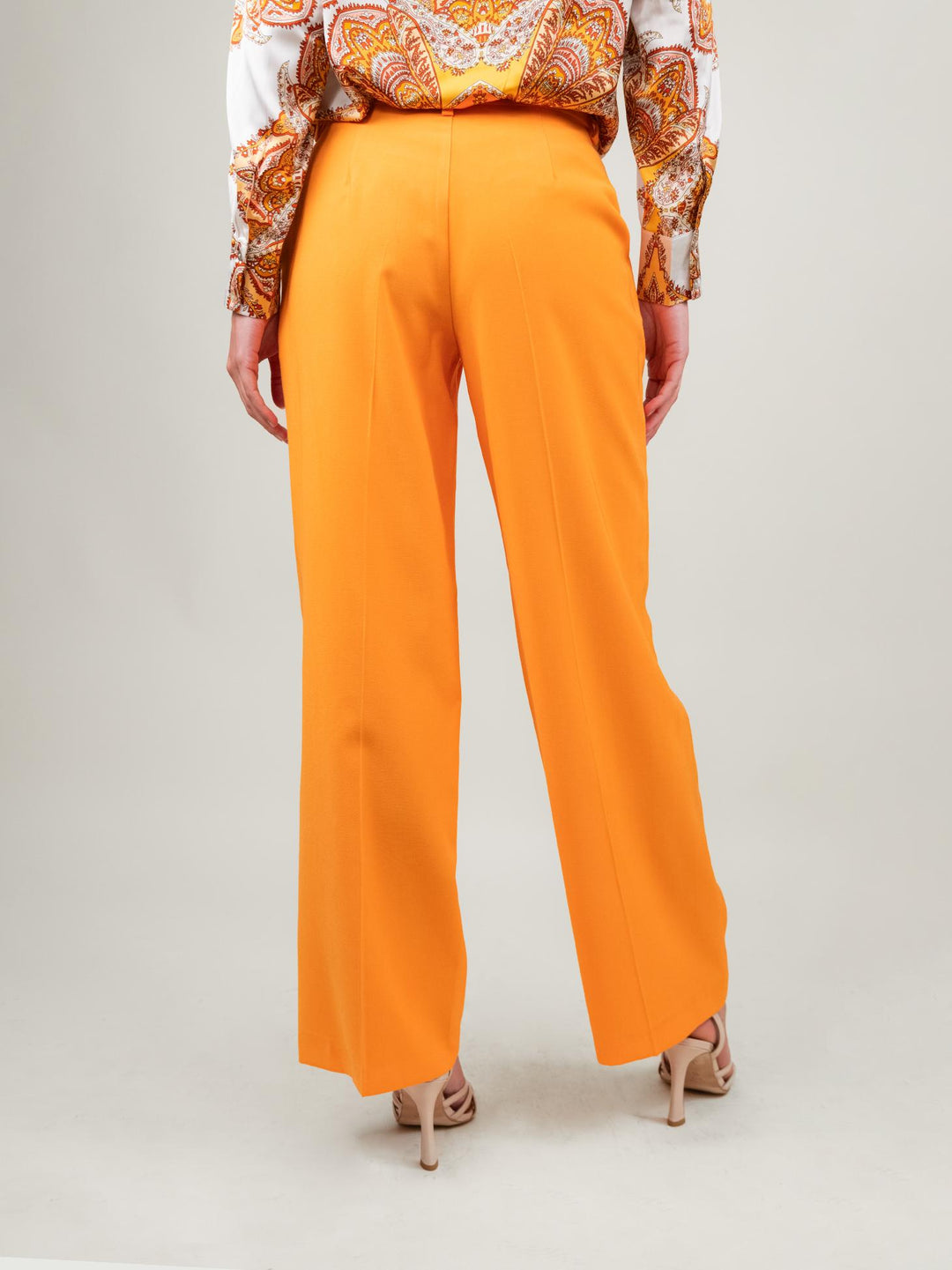 PANTALONE A PALAZZO ARANCIO