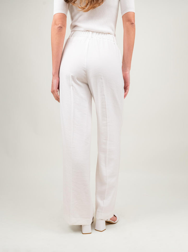 PANTALONE A PALAZZO BIANCO