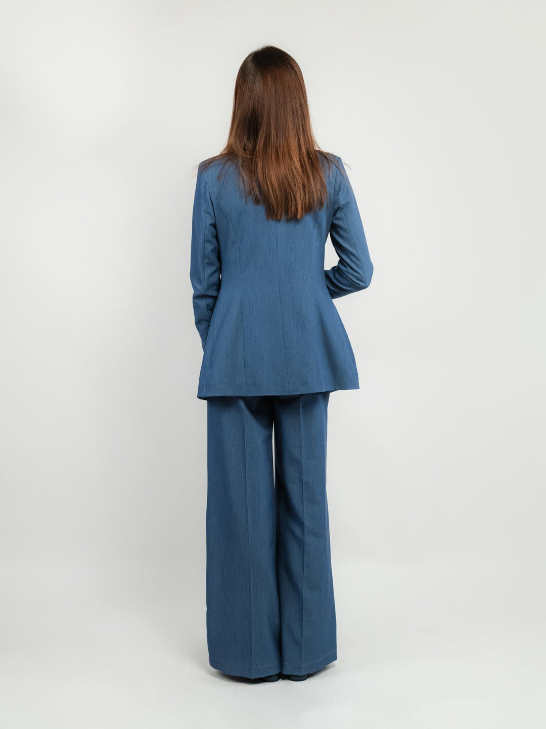 PANTALONE A PALAZZO CON COULISSE POLVERE