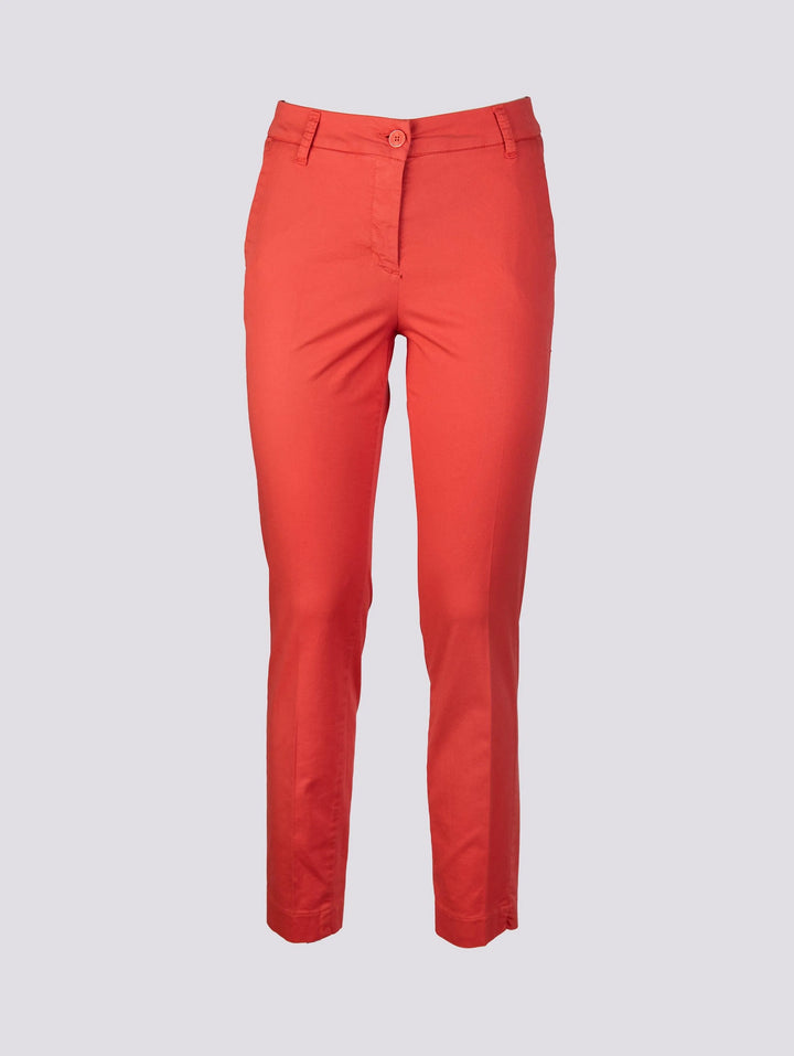 PANTALONE A SIGARETTA IN COTONE