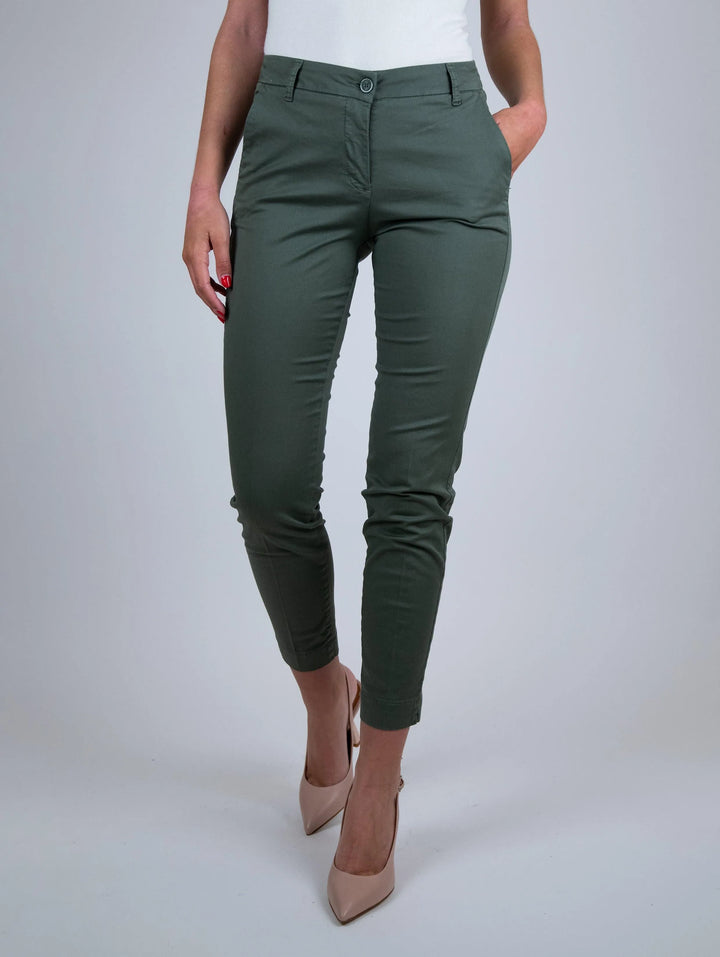 PANTALONE A SIGARETTA IN COTONE