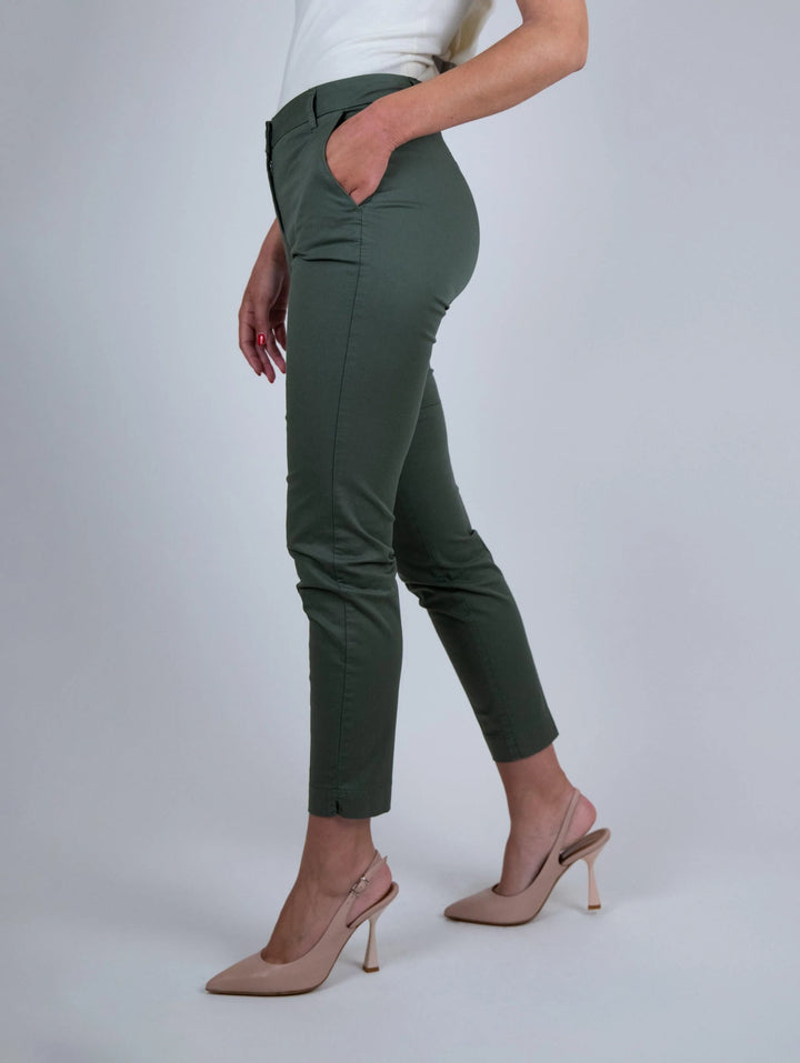 PANTALONE A SIGARETTA IN COTONE