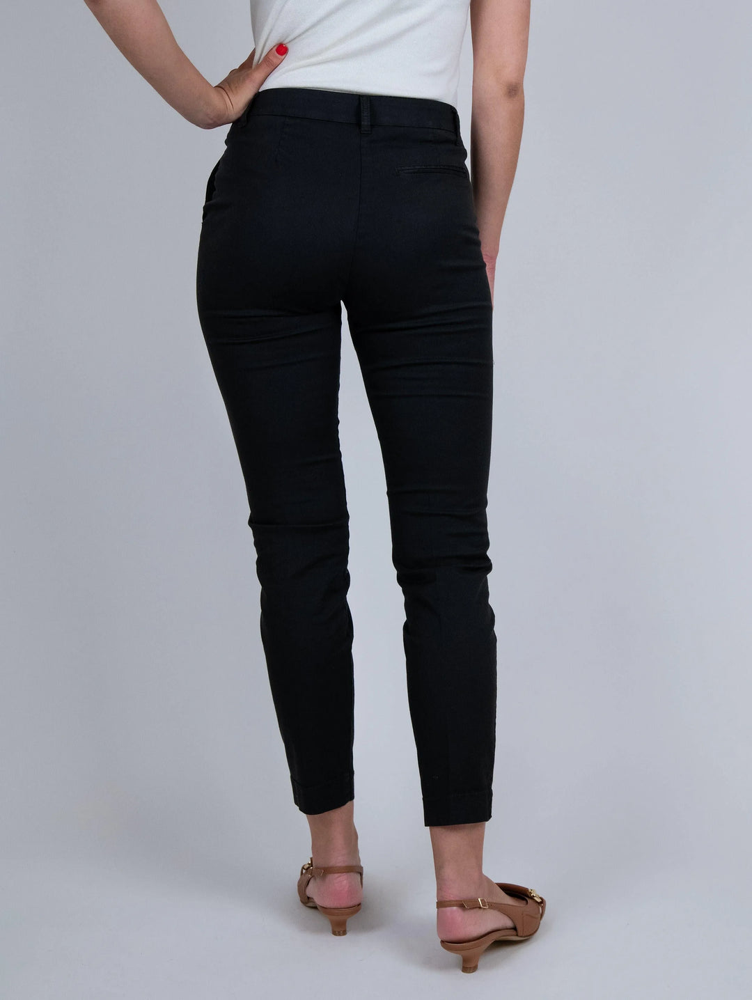 PANTALONE A SIGARETTA IN COTONE