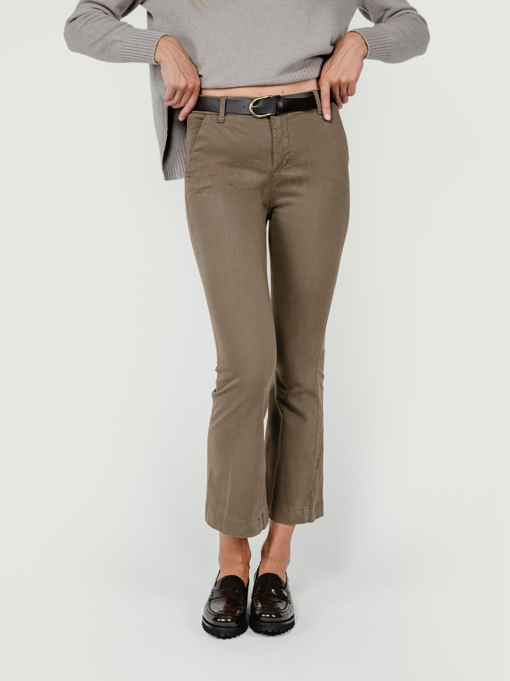 PANTALONE A TROMBETTA TORTORA