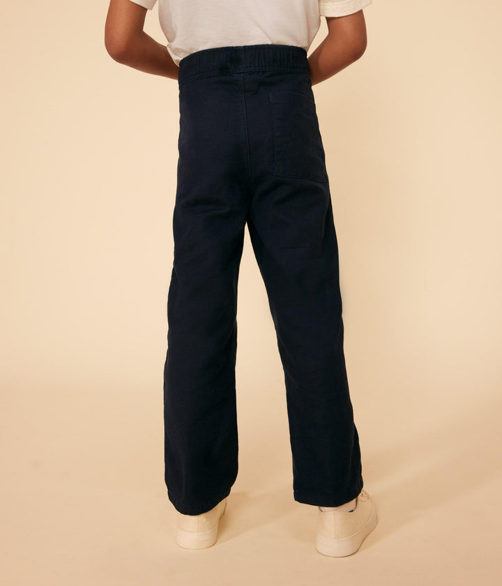 PANTALONE BAMBINO IN TELA DI COTONE