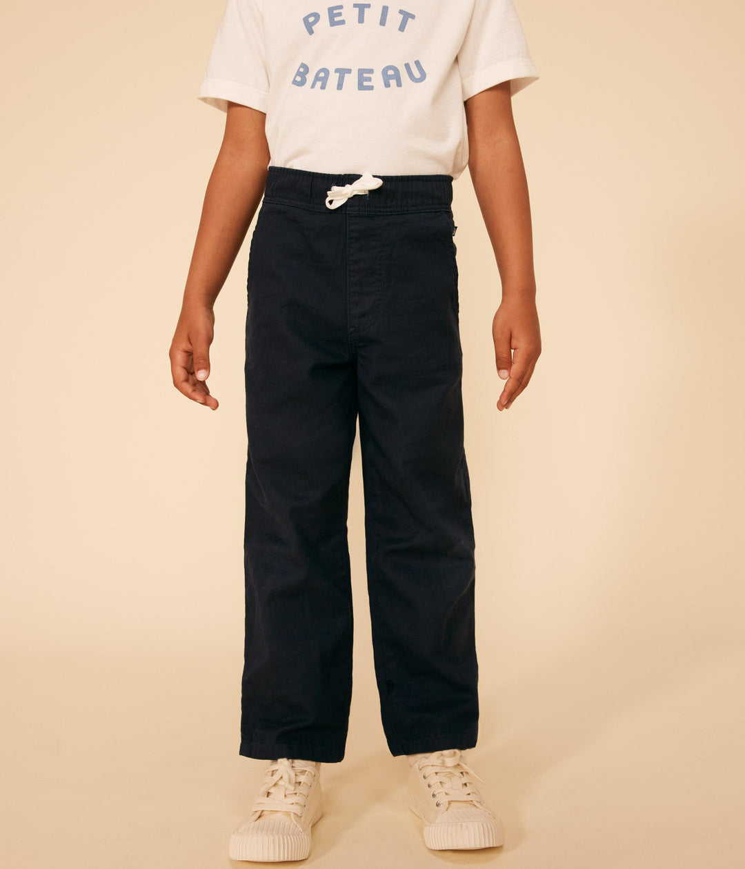 PANTALONE BAMBINO IN TELA DI COTONE