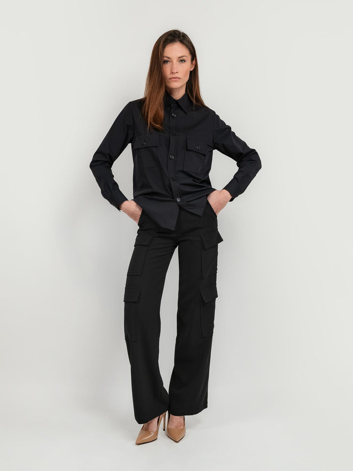 PANTALONE CARGO NERO