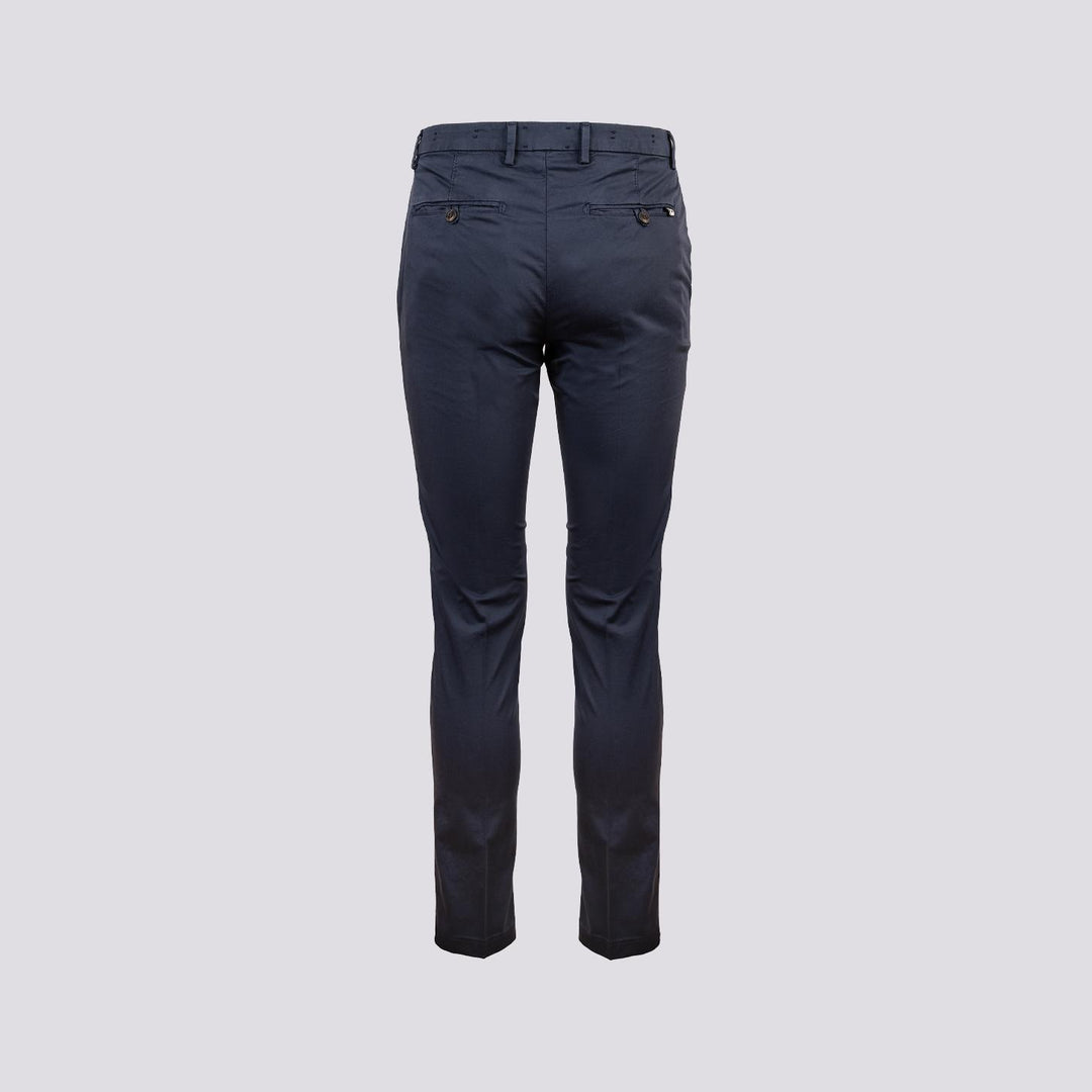 PANTALONE CHINOS IN COTONE COLOR BLU