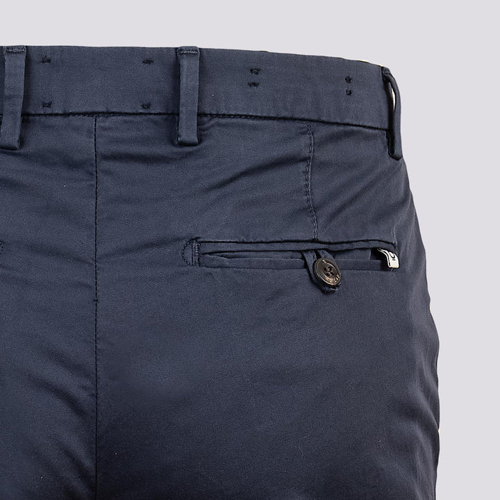 PANTALONE CHINOS IN COTONE COLOR BLU