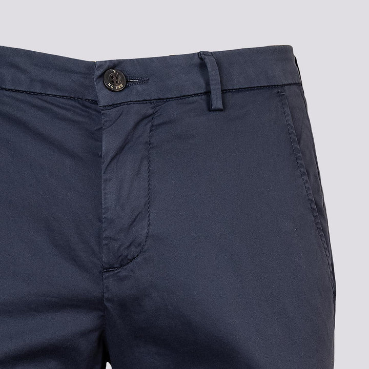PANTALONE CHINOS IN COTONE COLOR BLU