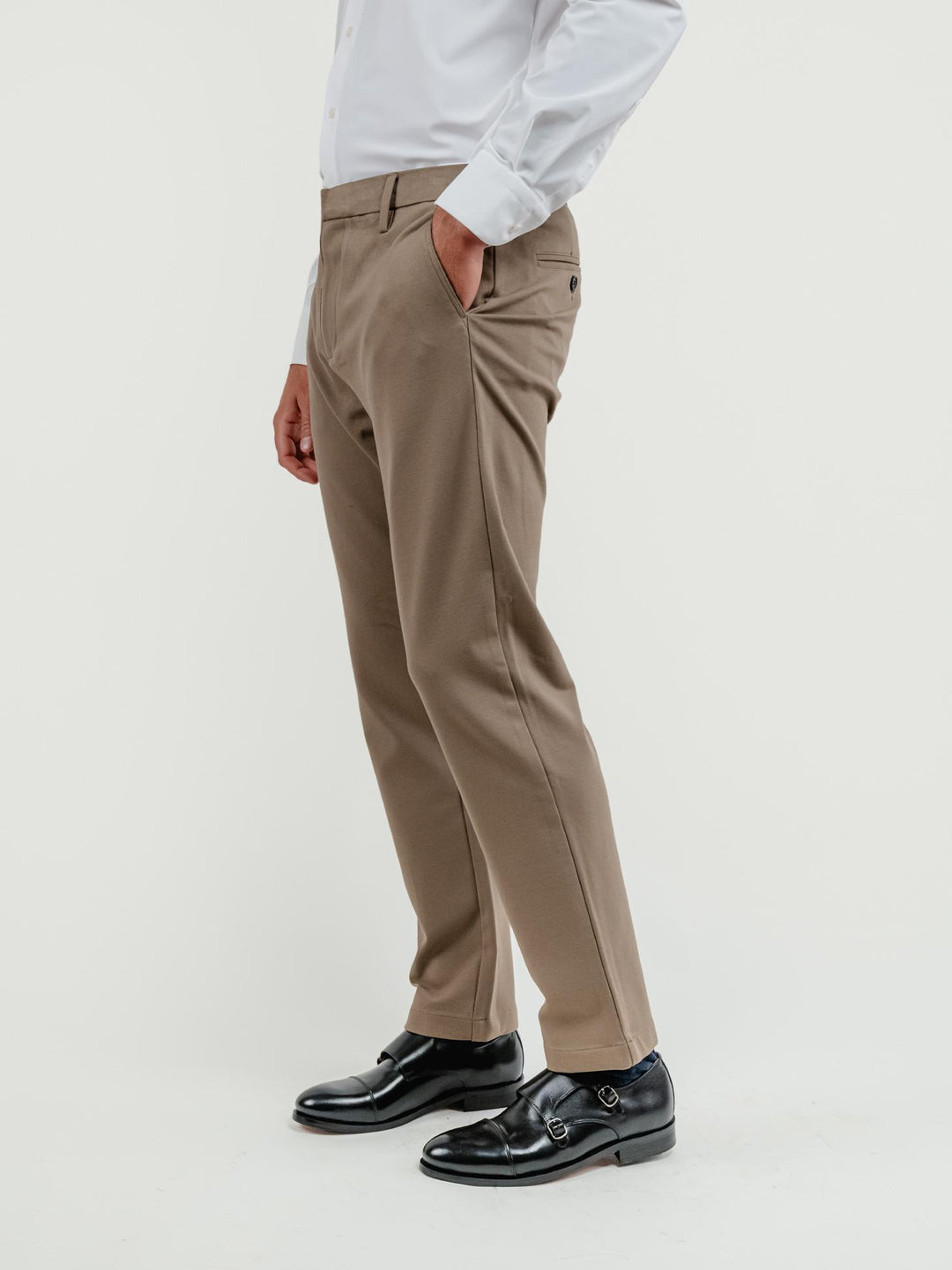 PANTALONE CLASSICO IN JERESY PUNTO MILANO TORTORA