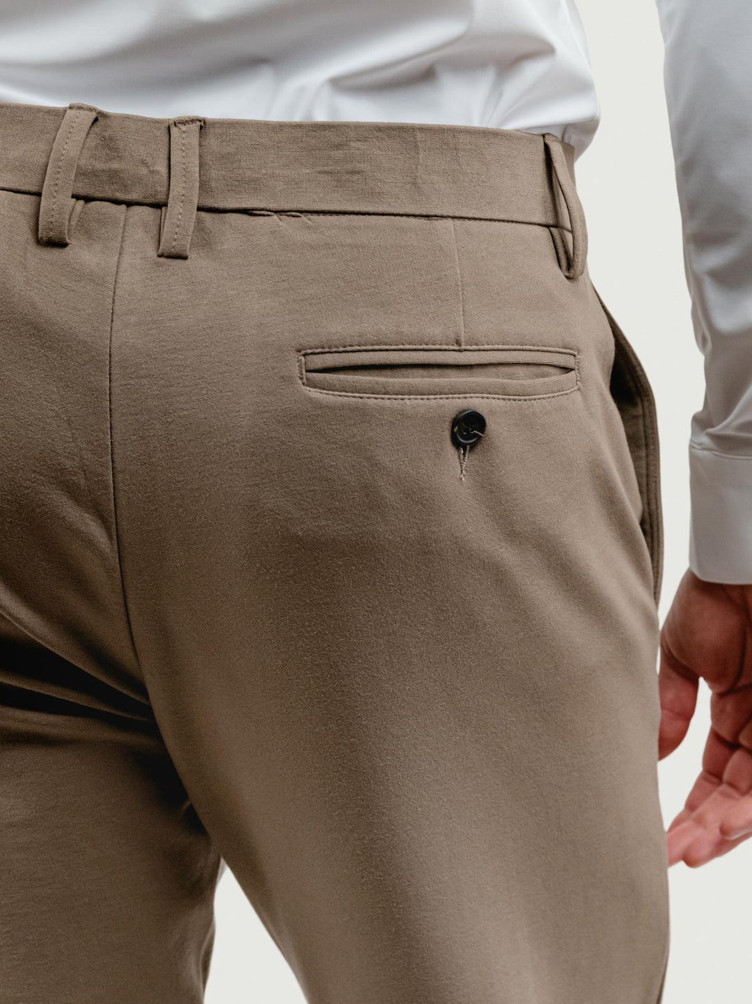 PANTALONE CLASSICO IN JERESY PUNTO MILANO TORTORA