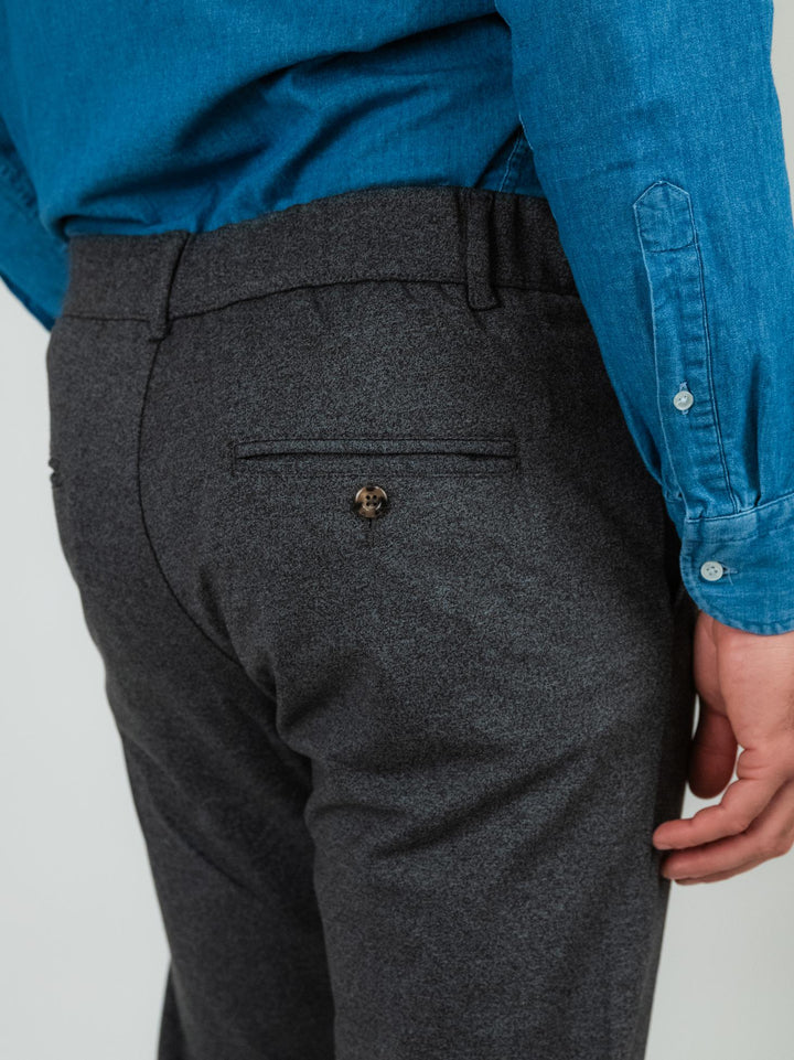 PANTALONE CON COULISSE GRIGIO ANTRACITE