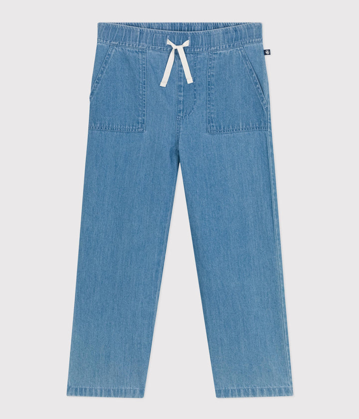 PANTALONE DRITTO IN DENIM LEGGERO BAMBINO