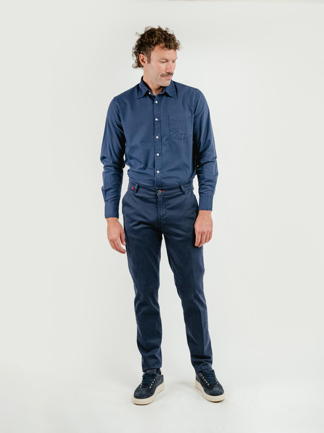 PANTALONE IN COTONE BLUETTE