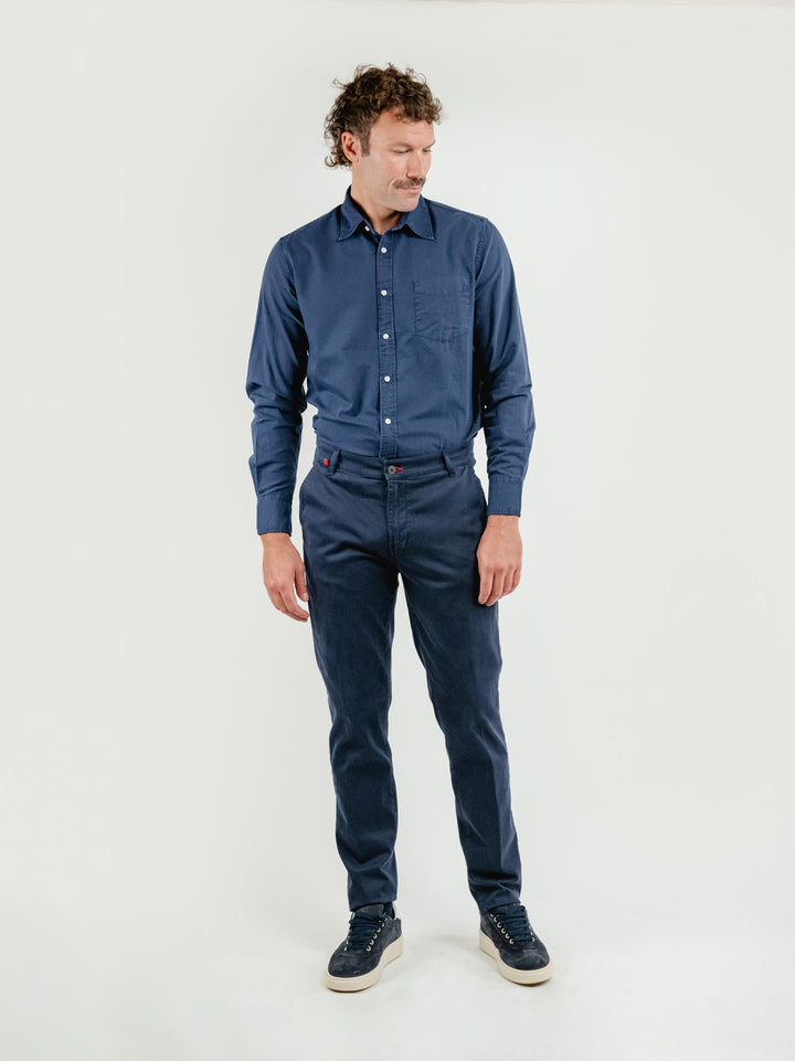 PANTALONE IN COTONE BLUETTE