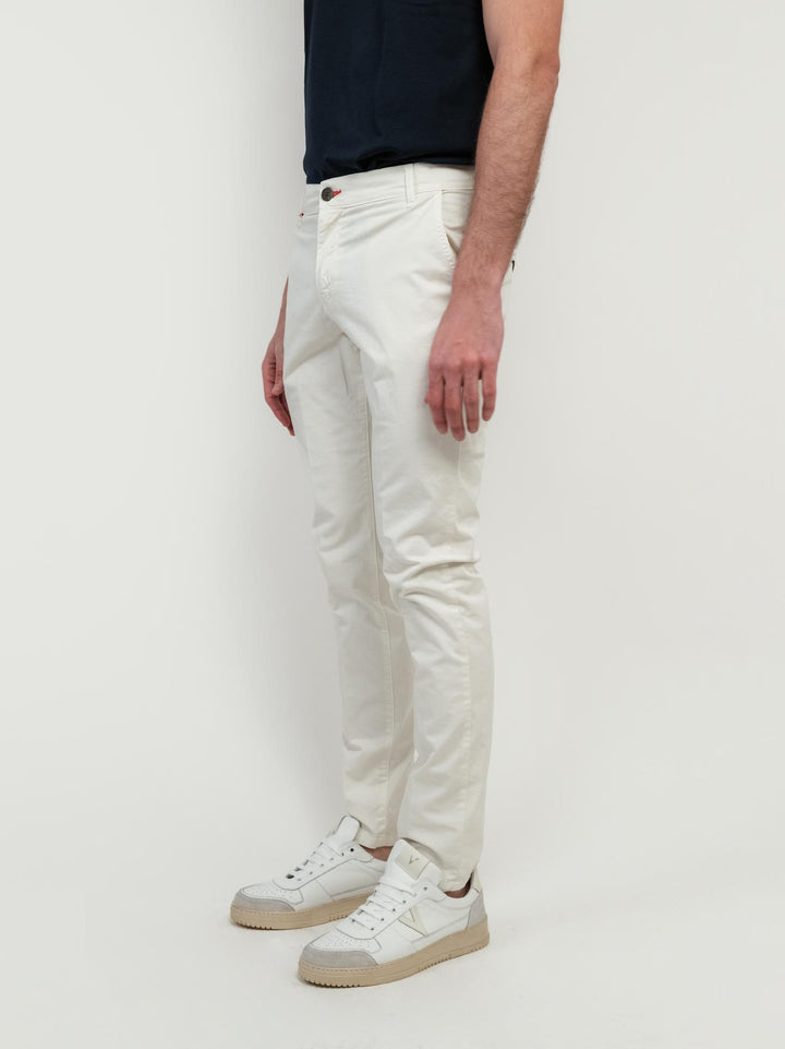 PANTALONE IN COTONE BURRO