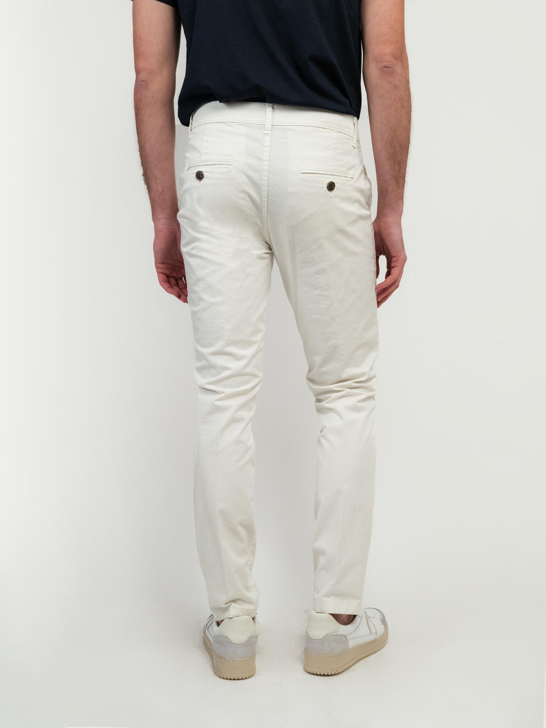 PANTALONE IN COTONE BURRO