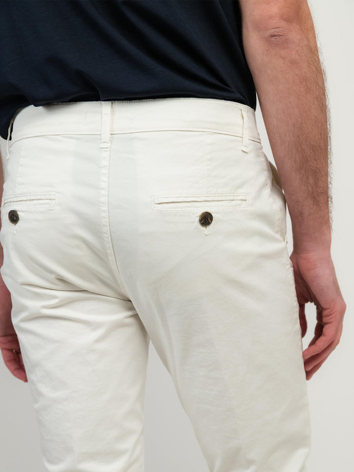 PANTALONE IN COTONE BURRO