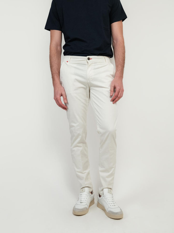 PANTALONE IN COTONE BURRO