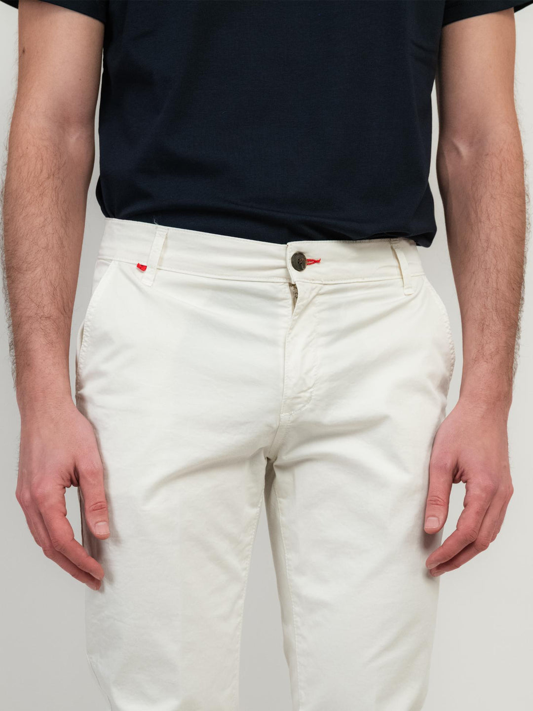 PANTALONE IN COTONE BURRO