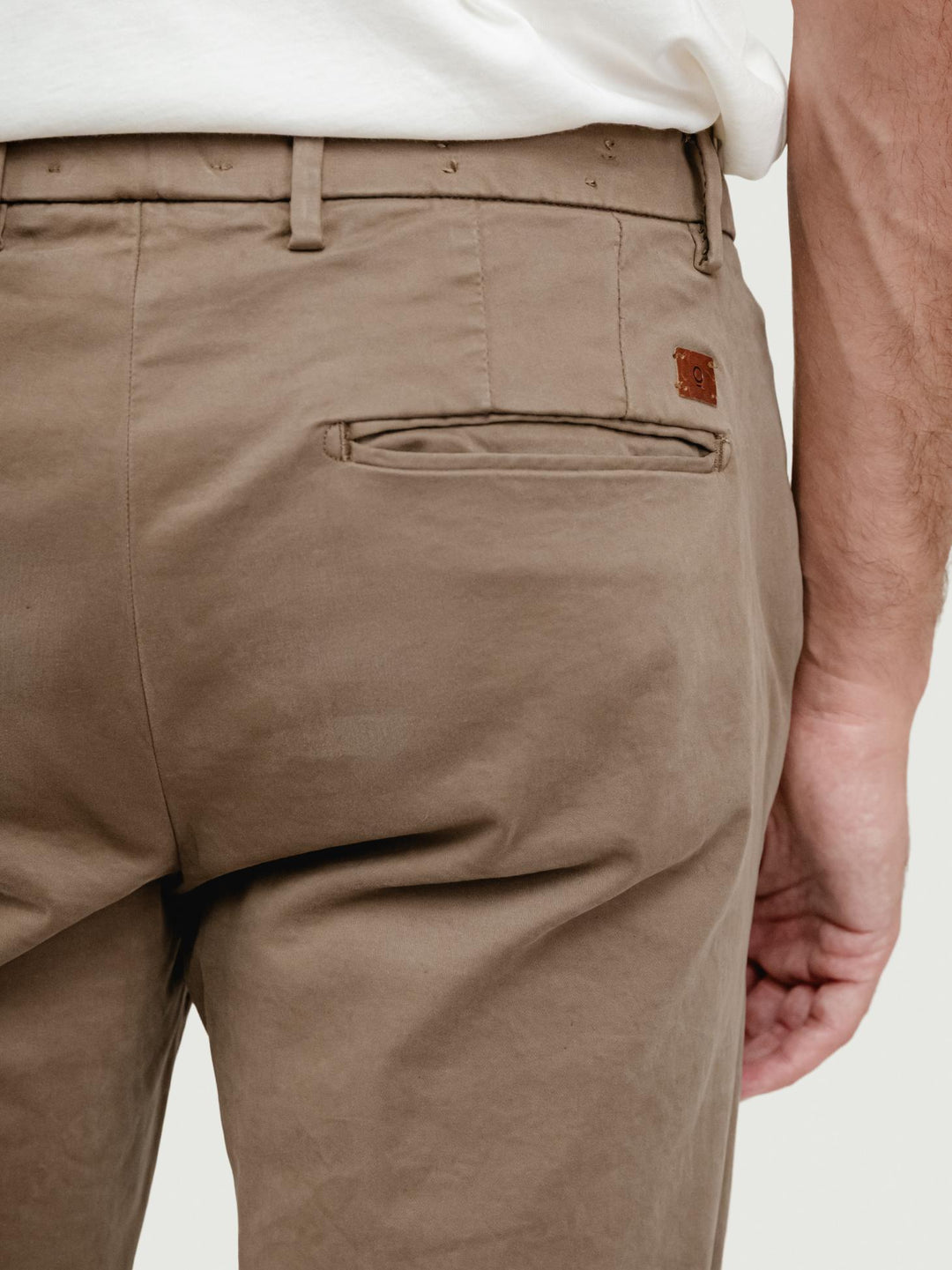 PANTALONE IN COTONE CAPPUCCINO