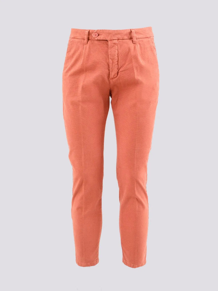 PANTALONE IN COTONE CON PENSE