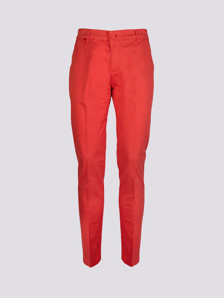 PANTALONE IN COTONE SLIM FIT