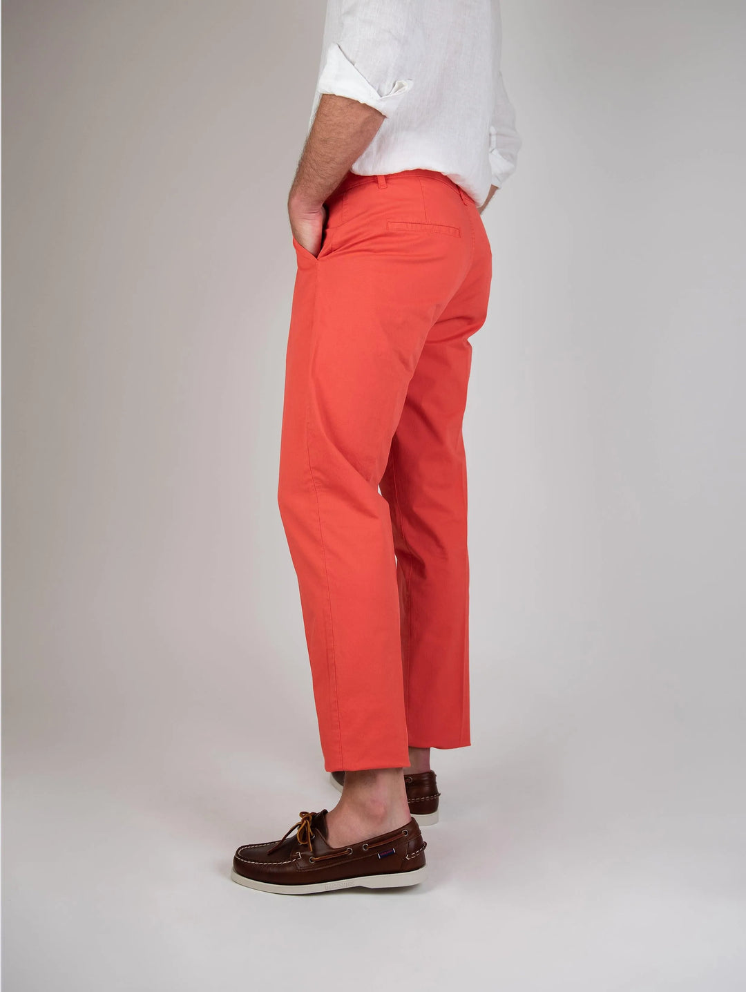 PANTALONE IN COTONE SLIM FIT