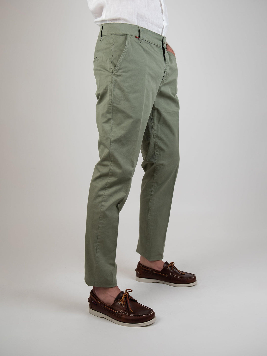 PANTALONE IN COTONE SLIM FIT