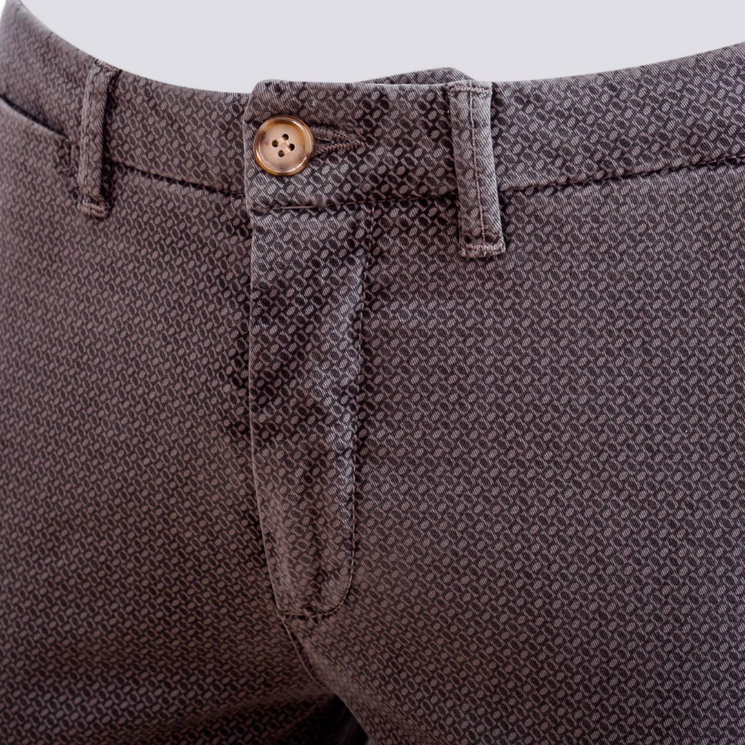 PANTALONE IN FANTASIA CON RISVOLTINO