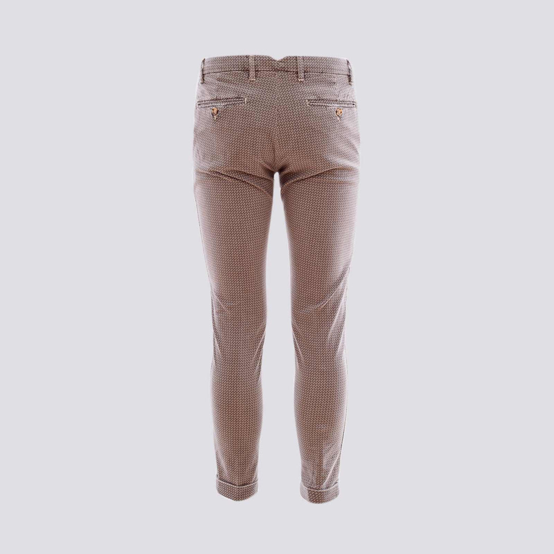 PANTALONE IN FANTASIA CON RISVOLTINO
